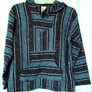 Beach Baha Surfer Skate Hoodie Size Medium Unisex